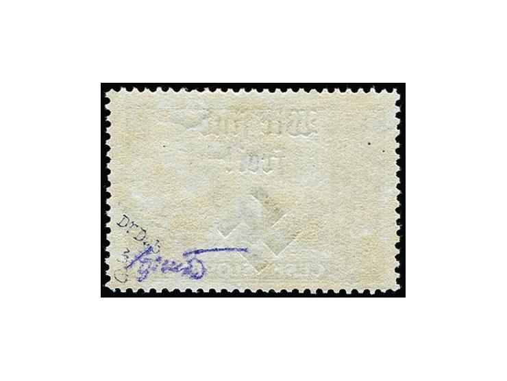 Flugpost 10 Kc. schwärzlichultramarin, postfrisch, tadellos, u.a. sign. Dub