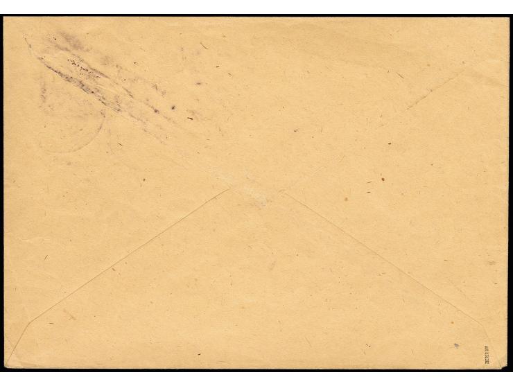 3 Pfg., 4 Pfg. und 8 Pfg. mit lokaler Schwärzung auf überfrankiertem, philatelistischen Ortsbrief aus "GRABOW c 29.6.45", Pra