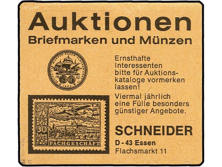 1970, Brandenburger Tor, komplettes Heftchen mit Werbung c, postfrisch in tadelloser Erhaltung mit herstellungsbedingten Deck
