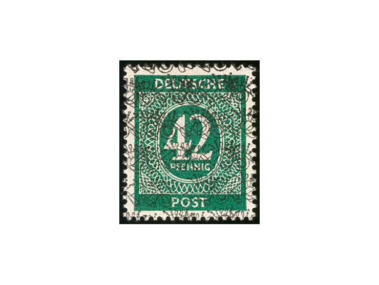42 Pfg. mit doppelte, kopfstehenden Aufdruck, postfrisch, tadellos, sign. Dub und Fotoattest Schlegel BPP