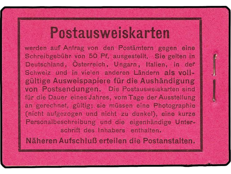 1913, Prinzregent Luitpold, schwarz auf hellrötlichlila, Ordnungsnummer 11, komplettes Heftchen mit allen Zwischenblättern, i