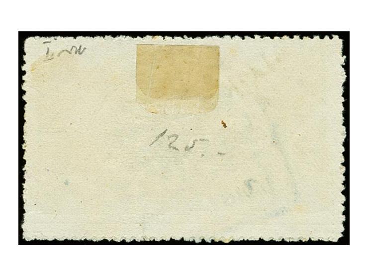 Girardot Provisional: October 1921, "VALOR 30 Ctvos / S.C.A.T.A." surcharge in black on 50 c. pale green, used with red oval 