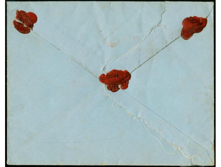 1921, Registered Mail stamps handstamped "R", 20c. with overprint in type I with additional franking tied by red cds. "SERVIC