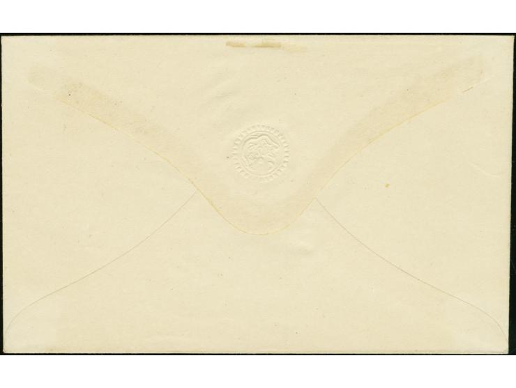 1903, 3 ch./50 p. (large Chinese "chon" character, not abbreviated) tied by "SEOUL 25 DEC 02" to local cover