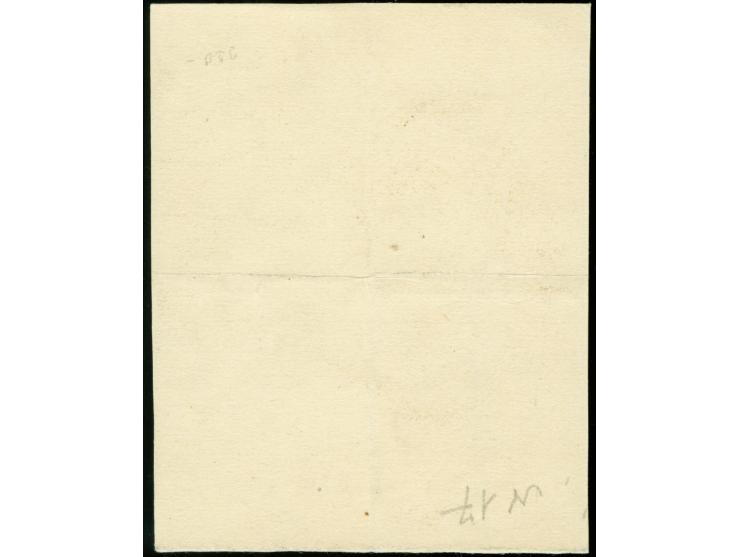 1920, Tallinn Skyline 25 p. as negative black enlarged copy of first assembly, four copies with red pen cross mounted on card