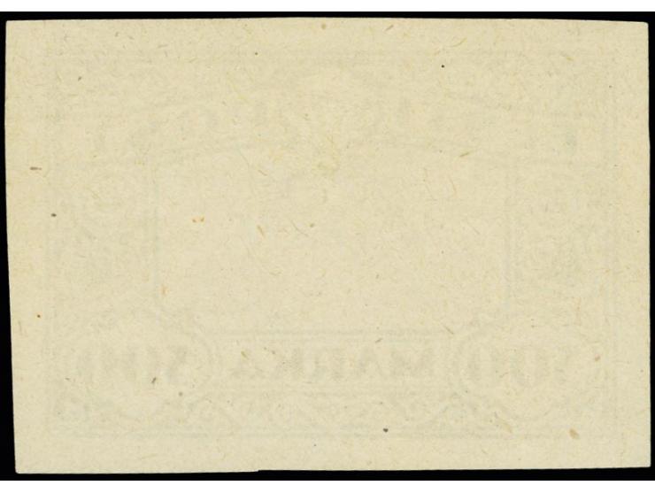 1923, Map of Estonia 300m. black on grey paper, large essay sized 60x40mm, fine (Hurt/Ojaste G5)