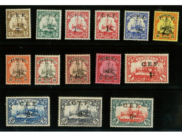1/2 d. - 5 S., kpl., ungebraucht, Pracht, sign. Dr. Lantelme (Mi. 1.000,-)