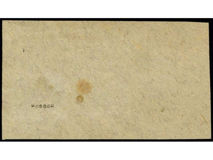 1918, 20 Pfg. im waagerechten Paar mit L1 "DORPAT" auf Briefstück, tadellos, sign. Kossack