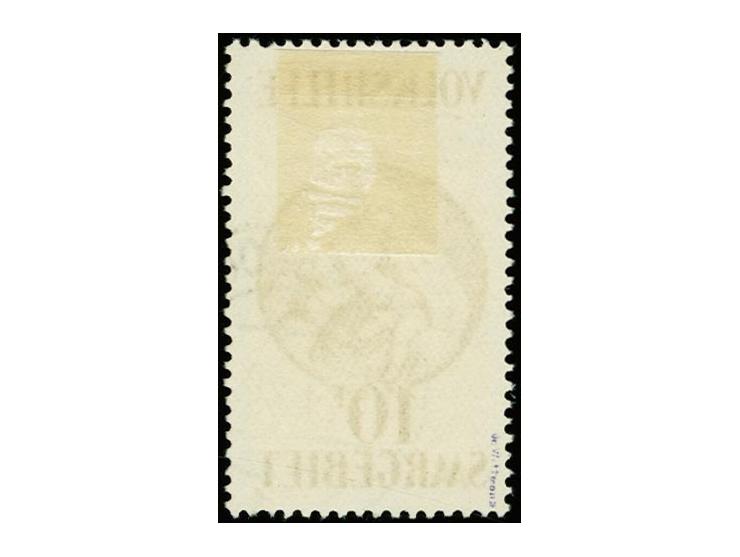 Volkshilfe 10 Fr., gestempelt "SAARLOUIS 15.1.29", tadellos, sign. Dr. Wittmann, Fotoattest Geigle BPP (Mi. 5.000,-)