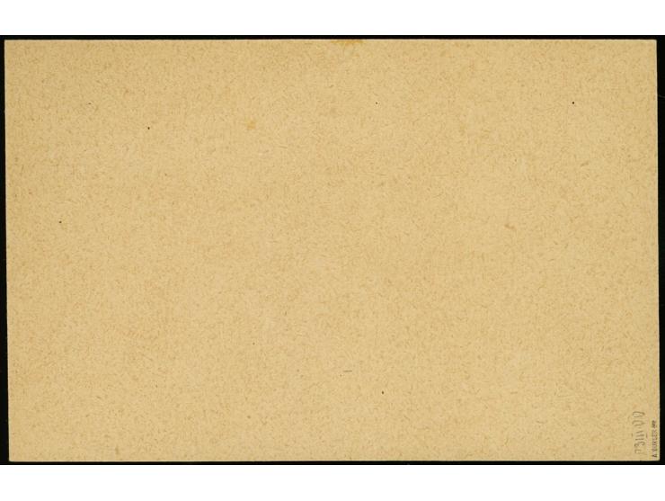 1920, Ganzsachenkarte 30 Pfg. mit doppeltem Aufdruck "SAARGEBIET" in Type III, ungebraucht, Pracht, Fotoattest Burger BPP