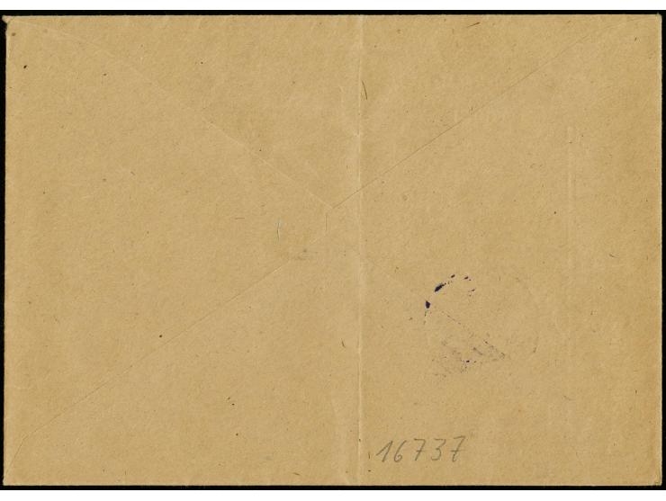 1945, "MILITARY GOVERNMENT P.T.T. 3 Censored/Geprüft", sehr klar auf Vordruck-Ortsbrief des Finanzamtes aus "MAGDEBURG 16.7.4