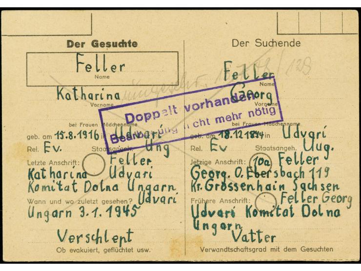 Ganzsachenkarte 2 M. als Formblatt mit portogerechter Frankatur Einzelmarke Arbeiter 40 Pfg. und senkrechtes Paar 80 Pfg. je 