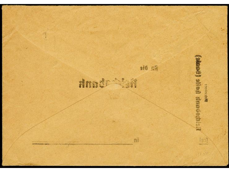 9.10, Neunkirchen (Saar) - Würzburg, Bankenbrief der Reichsbanknebenstelle mit Briefstempel und Poststempel "NEUNKIRCHEN (SAA