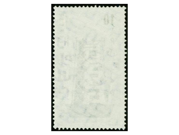 1956,  Europa 10 Pfg. mit seitenverkehrtem Wasserzeichen, sauber mit Maschinenstempel entwertet, kleine Zahnverkürzungen, son