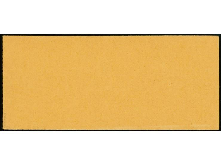 1960, Heuss I auf fluoreszierendem Papier, Darmstädter Versuchsausgabe, Markenheftchen mit Druckerzeichen "5" auf dem Heftche