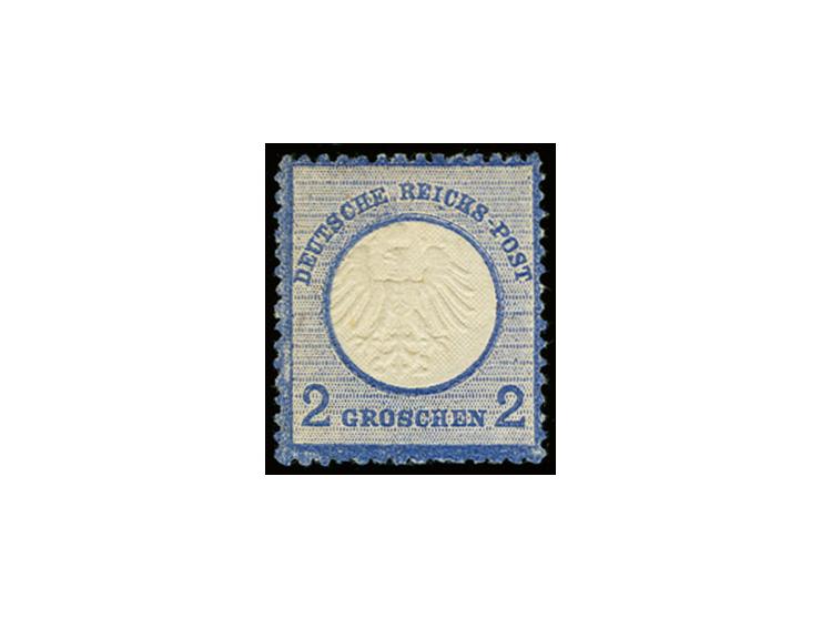 2 Gr., farbfrisch und gut geprägt mit schöner rauher Zähnung, ungebraucht, Kabinett, Fotoattest Krug BPP