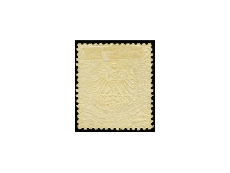 ½ Gr. orange, farbfrisch und sehr gut geprägt, übliche leicht unregelmäßige Zähnung, ungebraucht mit frischem Originalgummi, 