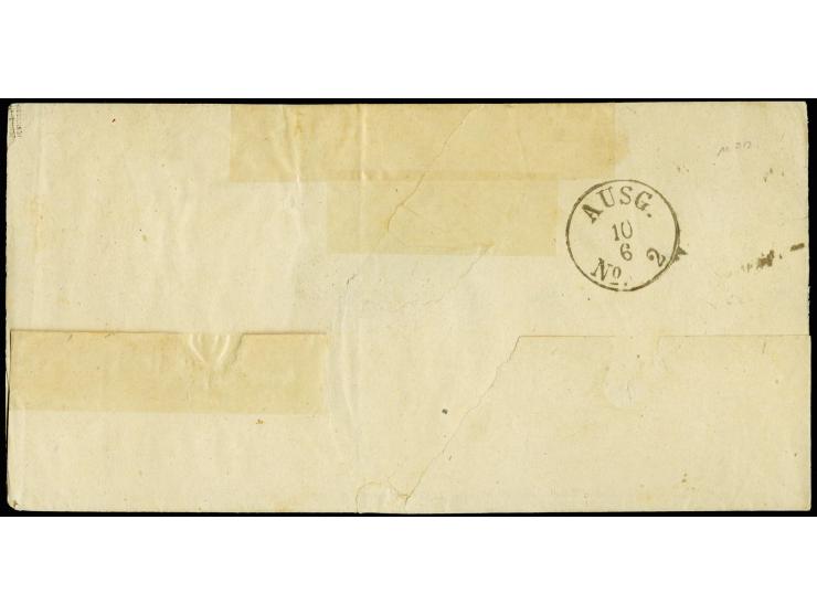 2½ Gr. rotbraun mit Schleswig-Holstein-DKr. "PREETZ 9/6 73" auf Postvorschußbrief nach Segeberg, Kabinett, Fotoattest Hennies