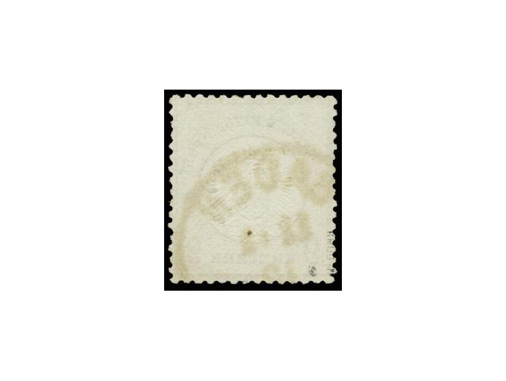9 Kr. braun mit EKr. "BADEN 11 11 73", bessere Farbe, sign. und Fotoattest Krug BPP