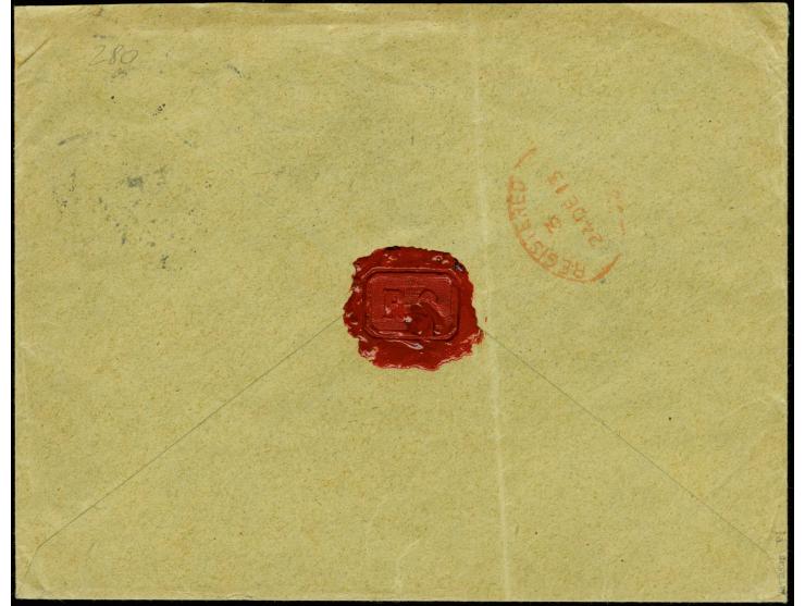 20 Pfg. lilaultramarin im waagerechten Paar mit Plattendruck-Oberrand und Einzelwert je mit Stempel "LOBSTÄDT 22.12.13" als p