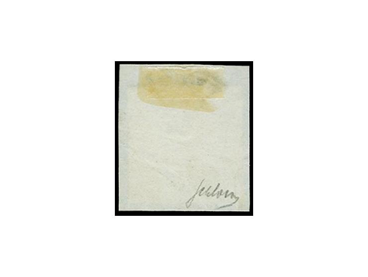 1850, 3 Pfg. rot, Platte V, Typ 13, allseits gleichmäßig breit gerandet und sehr schön farbfrisch, mit zentrischem EKr. "CRIM