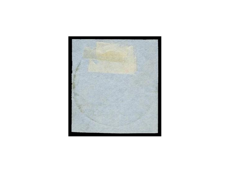 "90" GRÜNHAIN, zentrisch und klar auf Friedrich August ½ Ngr., allseits breitrandig auf kleinem Briefstück, Kabinett
