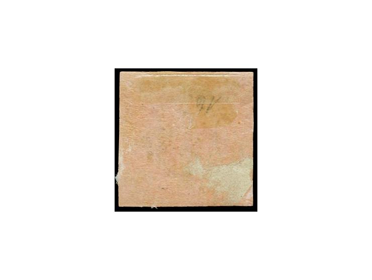 1852, 6 Kr. auf rosa, farbfrisch und allseits breitrandig, ungebraucht mit Originalgummi, Falz- und Papierreste, einwandfrei,