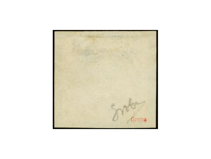 1861, 2 Sgr. karminrot, allseits überrandig mit Teilen von 5 Nachbarmarken und unten schmalem Bogenrand, zentrisch entwertet 