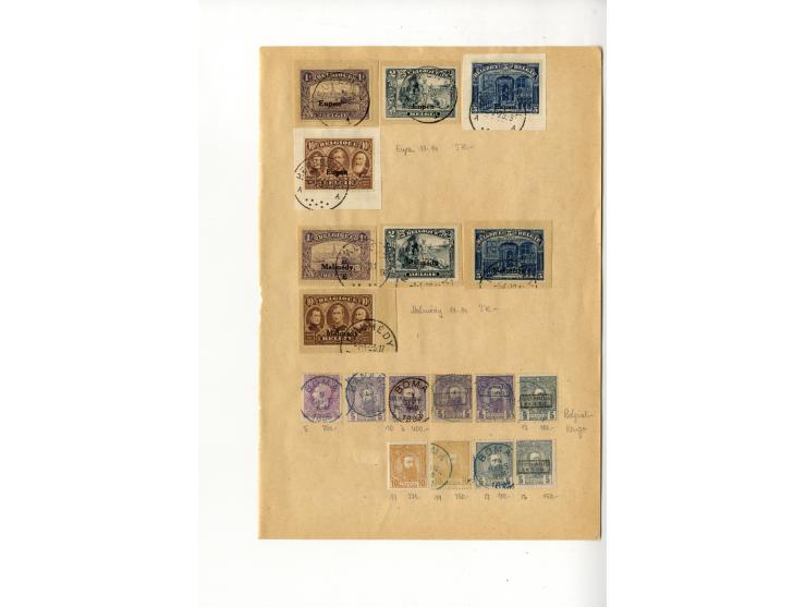 1849/1920 (ca.), ungebrauchte und gestempelte Partie auf alten Auswahlseiten, dabei u.a. Mi.-Nr. 129-42 (2) sowie schöner Kla