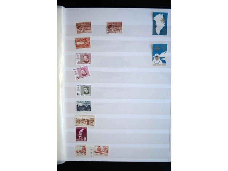 1905/94, postfrische, ungebrauchte und gestempelte Sammlung mit 20 Eisbärmarken, dabei Mi.-Nr. 1-3, Dänische Post mit Mi.-Nr.