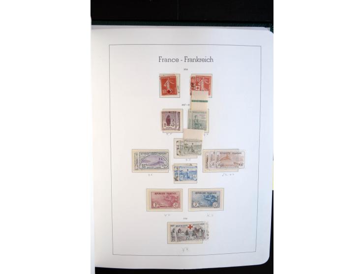 1849/2000, postfrische, ungebrauchte und gestempelte Sammlung ab 1900 oft in beiden Erhaltungen gesammelt mit viel postfrisch