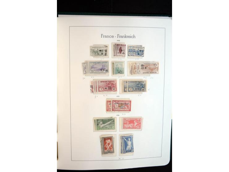 1849/2000, postfrische, ungebrauchte und gestempelte Sammlung ab 1900 oft in beiden Erhaltungen gesammelt mit viel postfrisch