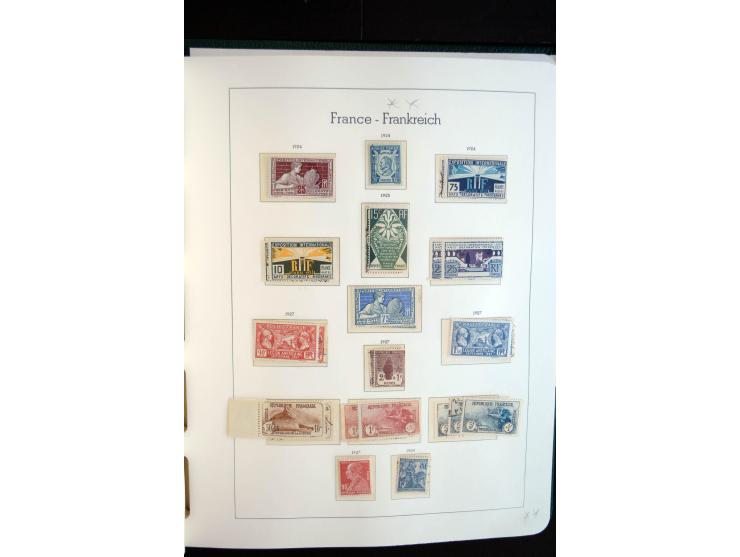 1849/2000, postfrische, ungebrauchte und gestempelte Sammlung ab 1900 oft in beiden Erhaltungen gesammelt mit viel postfrisch
