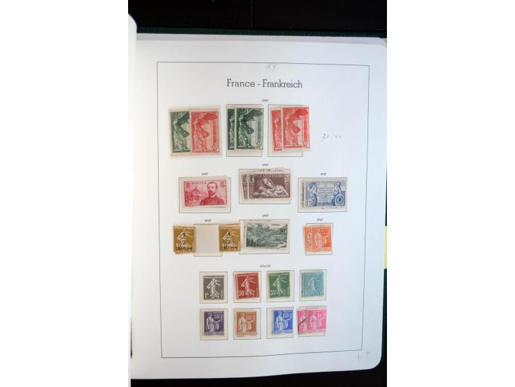 1849/2000, postfrische, ungebrauchte und gestempelte Sammlung ab 1900 oft in beiden Erhaltungen gesammelt mit viel postfrisch