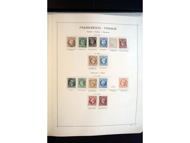 1849/1960, ungebrauchte und gestempelte, später auch teils postfrische Sammlung mit vielen besseren Werten, dabei u.a. Mi.-Nr