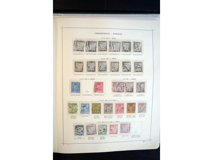 1849/1960, ungebrauchte und gestempelte, später auch teils postfrische Sammlung mit vielen besseren Werten, dabei u.a. Mi.-Nr
