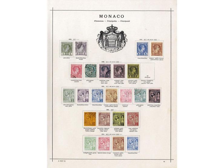 1849/1917 (ca.), ungebrauchte und gestempelte alte Sammlung mit u.a. Mi.-Nr. 135 ungebraucht, schönem Teil Auslandspostämter 