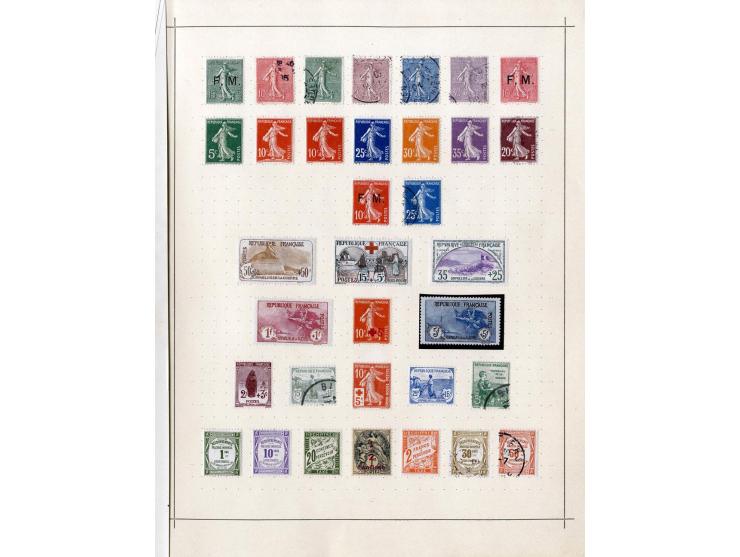 1849/1917 (ca.), ungebrauchte und gestempelte alte Sammlung mit u.a. Mi.-Nr. 135 ungebraucht, schönem Teil Auslandspostämter 