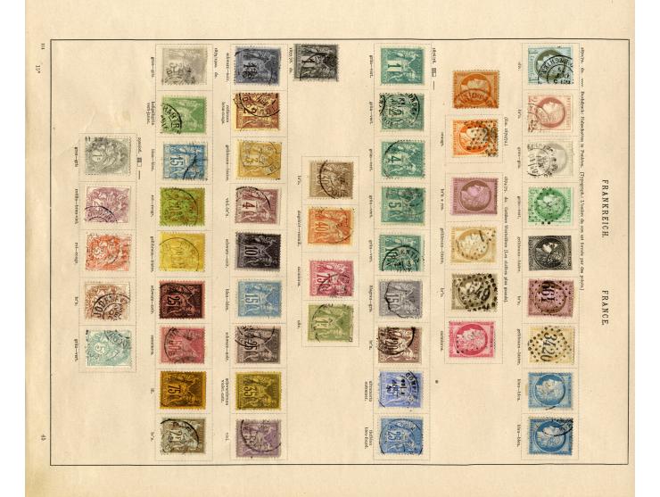 1849/1925, sehr schöne ungebrauchte und gestempelt Sammlung mit vielen besseren Werten, dabei Mi.-Nr. 1,2,8,14 und 32 gestemp