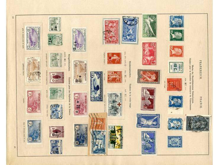 1849/1925, sehr schöne ungebrauchte und gestempelt Sammlung mit vielen besseren Werten, dabei Mi.-Nr. 1,2,8,14 und 32 gestemp