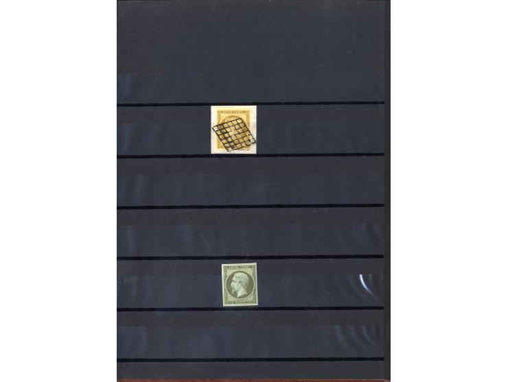1849/1976, kleine Partie im 'Tresor-Steckbuch', dabei Einheiten, bessere Stempel, etc.; u.a. Yvert Nr. 1866a
