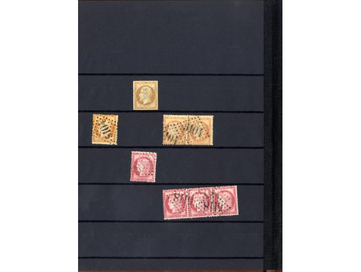 1849/1976, kleine Partie im 'Tresor-Steckbuch', dabei Einheiten, bessere Stempel, etc.; u.a. Yvert Nr. 1866a