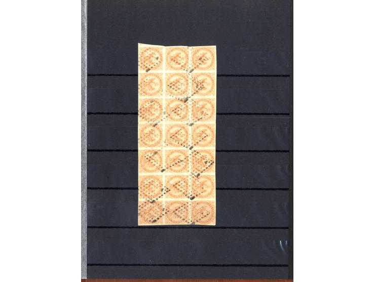 1849/1976, kleine Partie im 'Tresor-Steckbuch', dabei Einheiten, bessere Stempel, etc.; u.a. Yvert Nr. 1866a