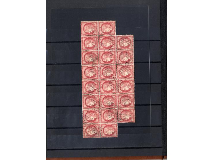1849/1976, kleine Partie im 'Tresor-Steckbuch', dabei Einheiten, bessere Stempel, etc.; u.a. Yvert Nr. 1866a