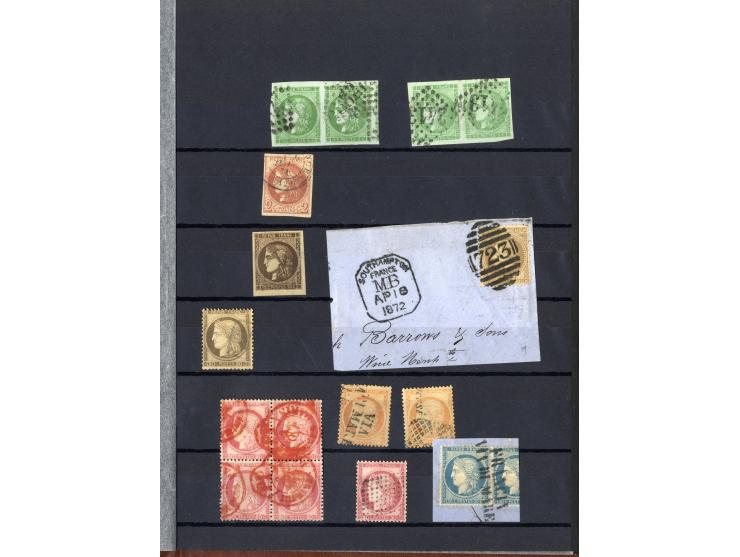 1849/1976, kleine Partie im 'Tresor-Steckbuch', dabei Einheiten, bessere Stempel, etc.; u.a. Yvert Nr. 1866a