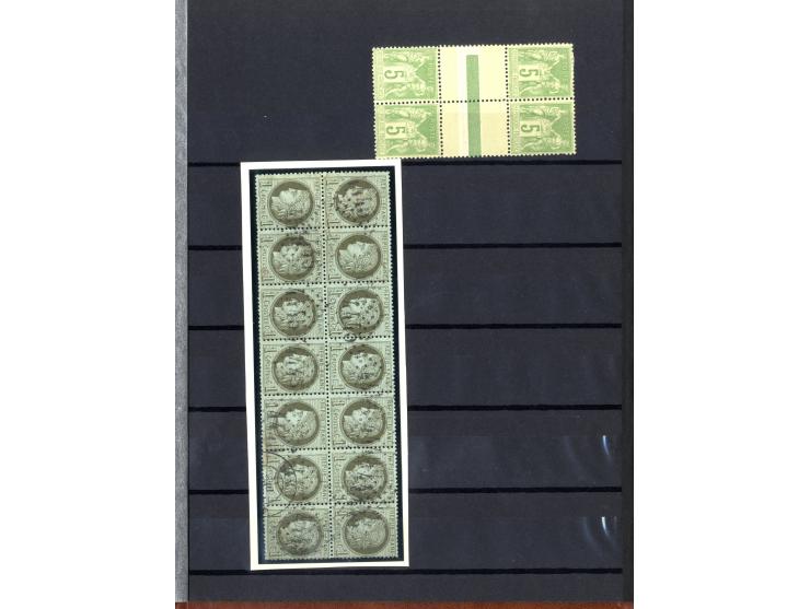 1849/1976, kleine Partie im 'Tresor-Steckbuch', dabei Einheiten, bessere Stempel, etc.; u.a. Yvert Nr. 1866a
