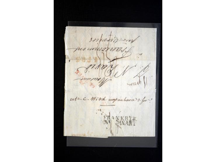 1692/1848 (ca.), etwa 70 Vorphila-Briefe und einige Dokumente, dabei Brief nach Brit. Guyana, Brief mit Zensurstempel (Attest