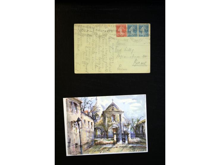 1849/1980 (ca.), Partie Briefe, Karten und Ganzsachen, dabei Mi.-Nr. 7+9 (Paar) auf Brief nach Mexico, etwas Kolonien etc.