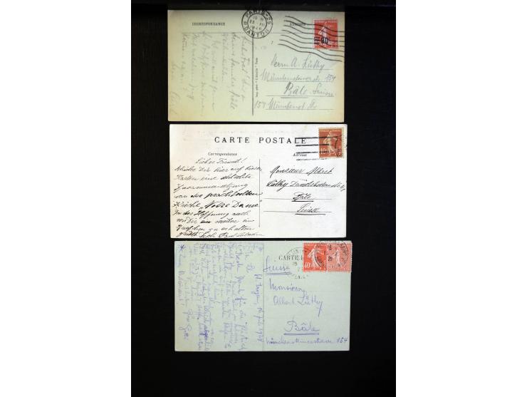 1849/1980 (ca.), Partie Briefe, Karten und Ganzsachen, dabei Mi.-Nr. 7+9 (Paar) auf Brief nach Mexico, etwas Kolonien etc.