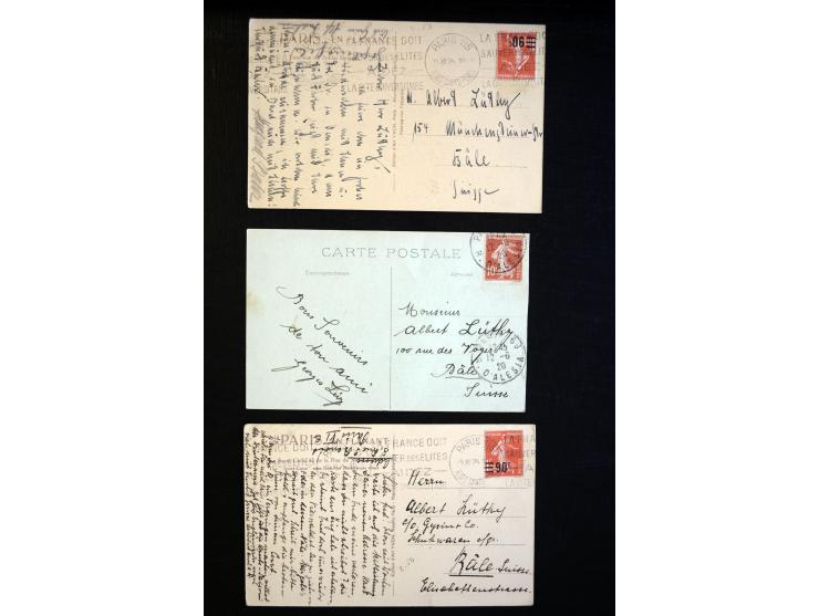 1849/1980 (ca.), Partie Briefe, Karten und Ganzsachen, dabei Mi.-Nr. 7+9 (Paar) auf Brief nach Mexico, etwas Kolonien etc.
